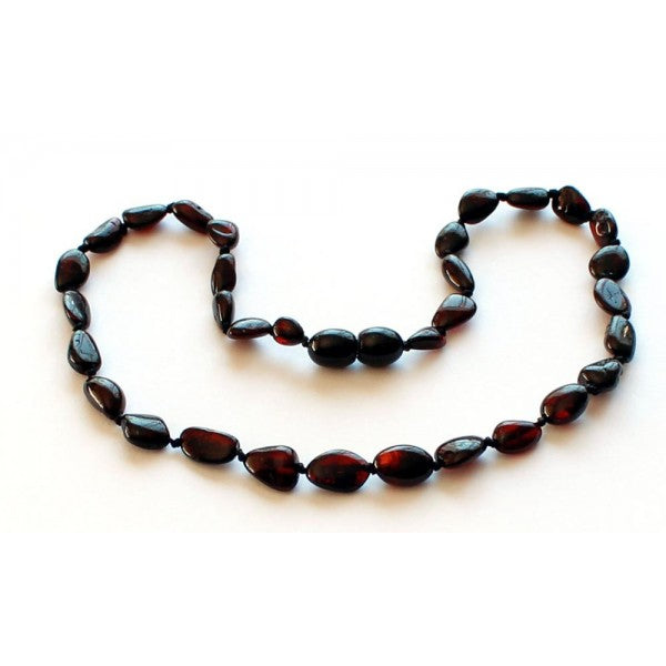 Baltic Amber Teething Necklace- Cherry