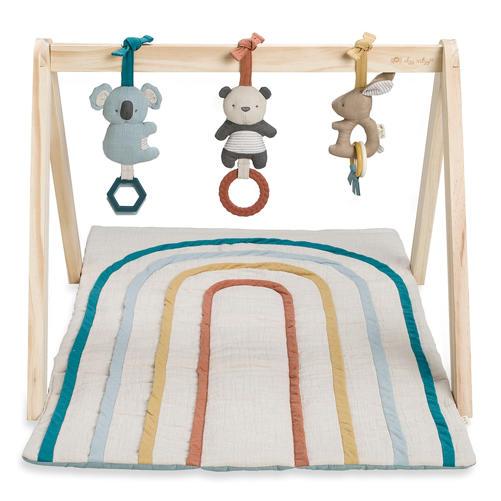Ritzy Wooden Activity Gym with Toys