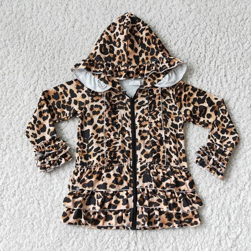 Hooded Leopard Jacket