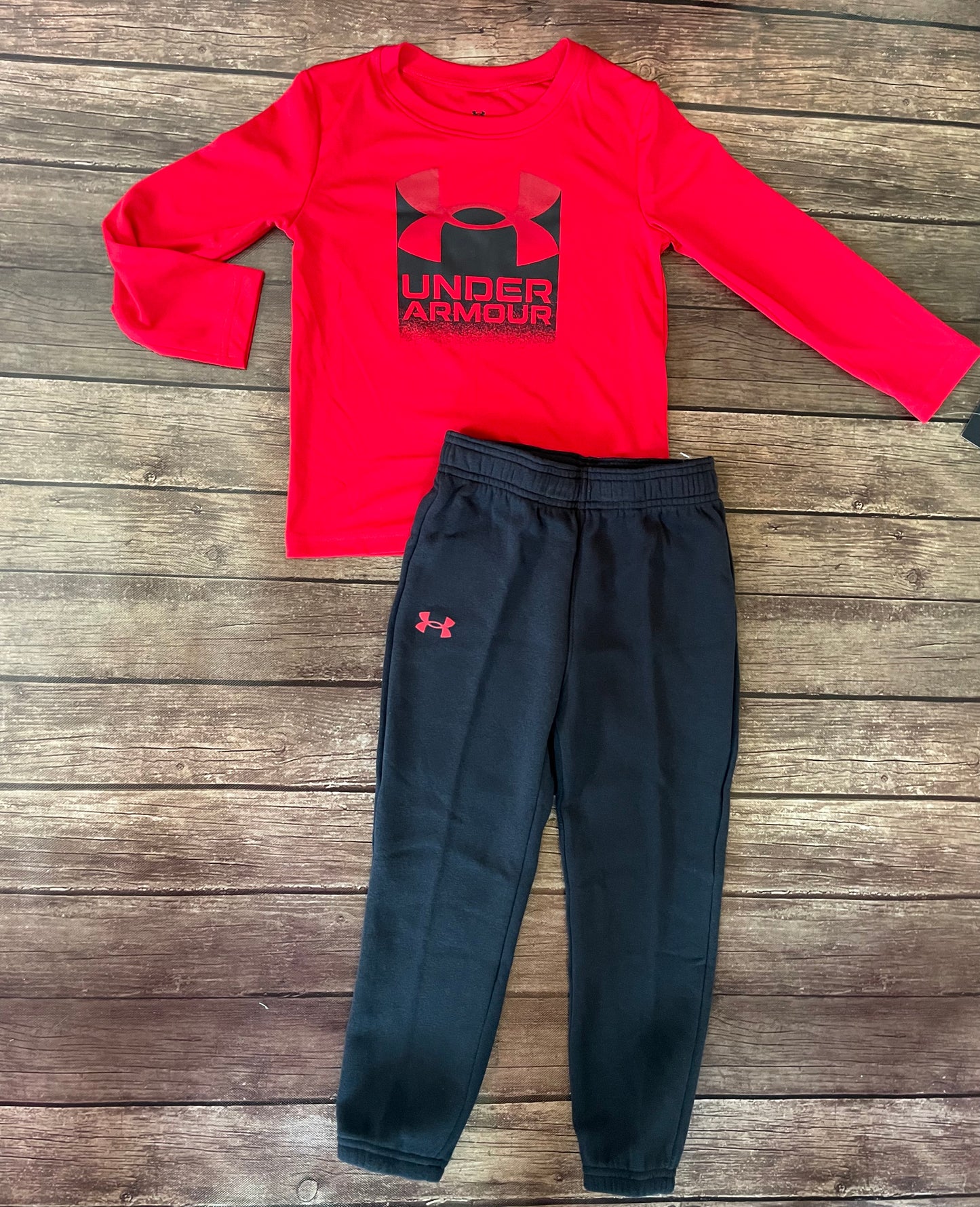 Under Armour Red Logo Sweatpant Set – Lauren James Children's Company