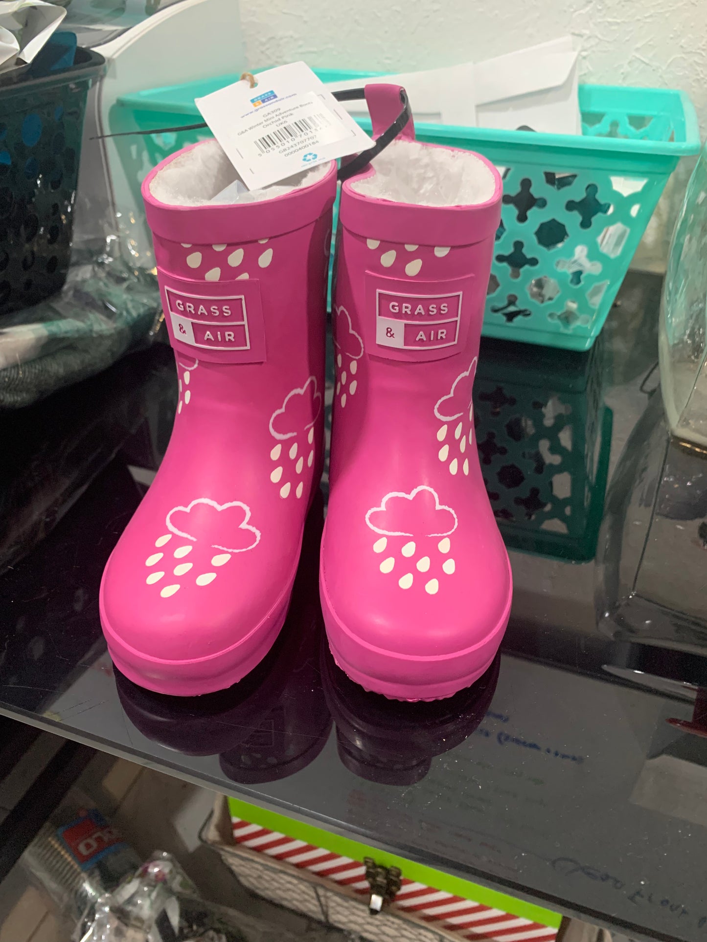 Color-Changing Fleece-Lined Snow Boots-Pink