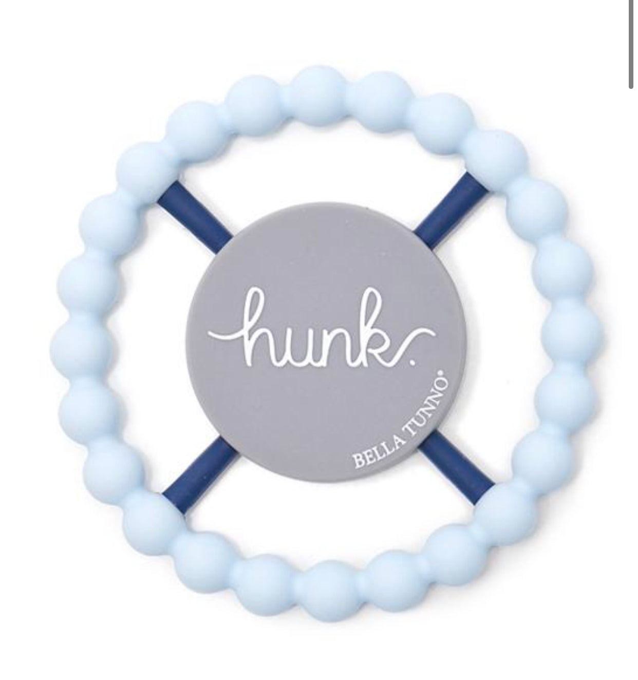 Hunk Light Blue Teething Ring