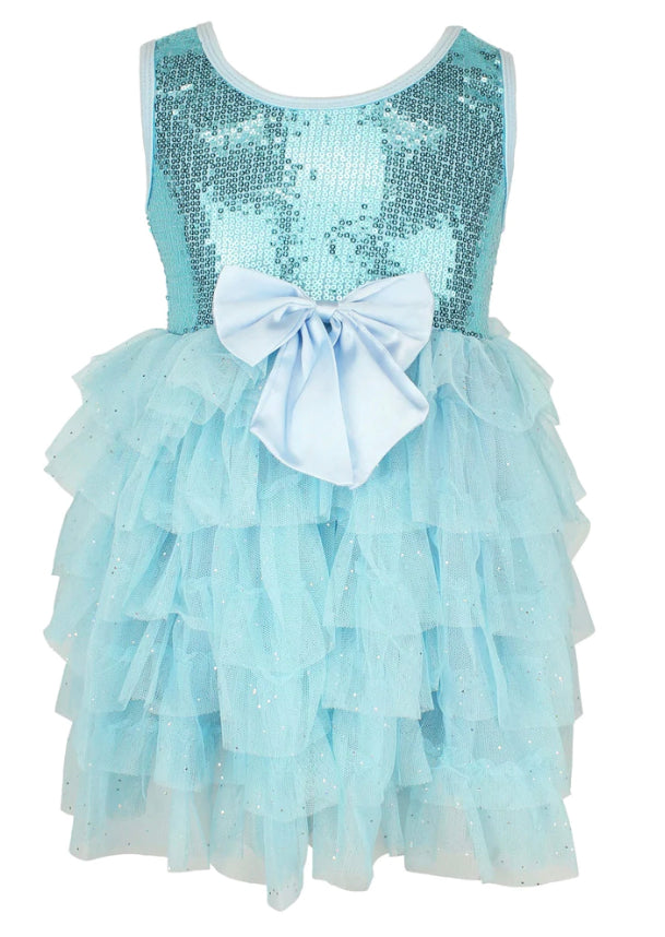 Popatu Blue Sequin Dress