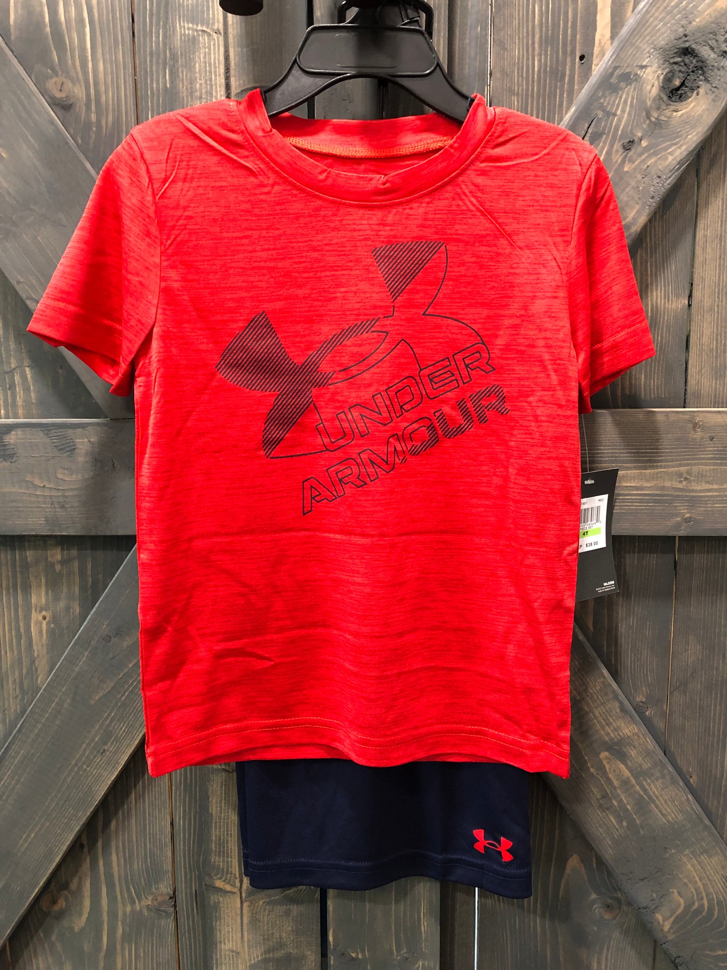 Under Armour Red & Navy Set
