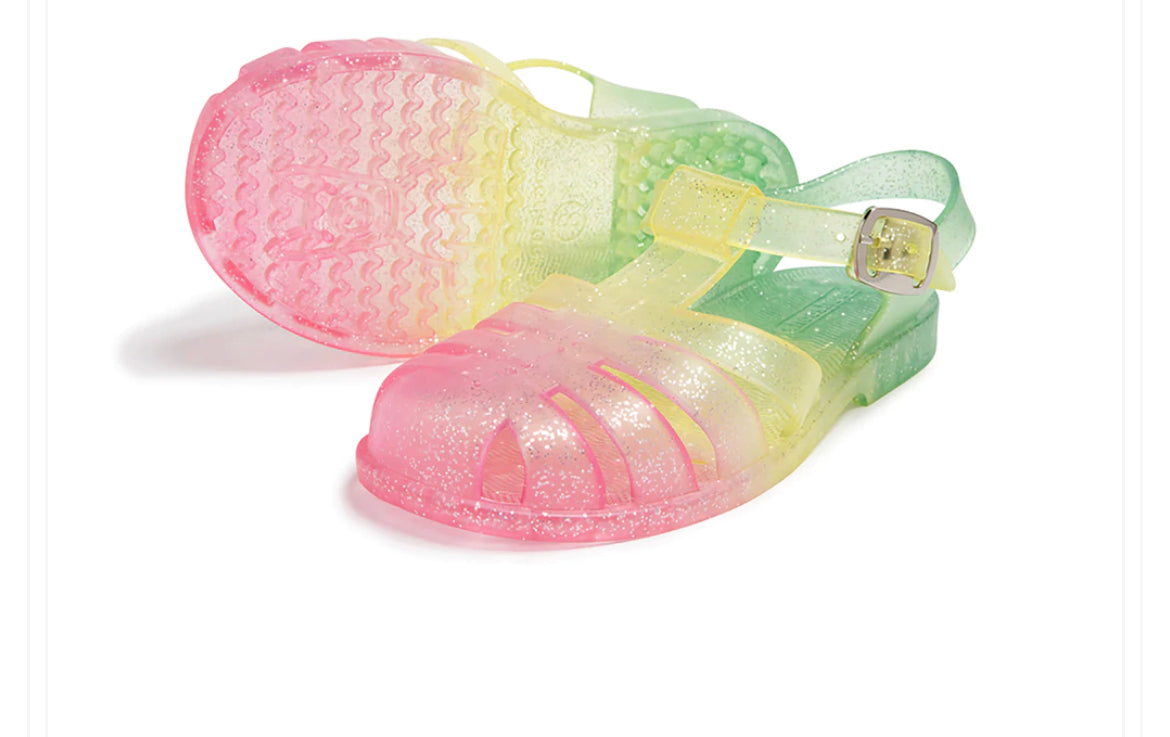 SHOOSHOOS Waterproof Jelly Sandals - Rainbow