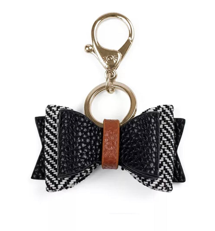 Boss Bow Diaper Bag Charm-Coffee and Cream Itzy Ritzy