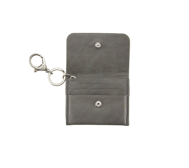 Black Itzy Ritzy Mini Wallet Card Holder & Keychain